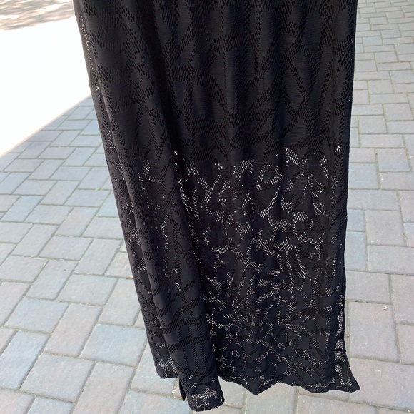 NWT Aqua Bloomingdales Black Strapless Dress Med - Picture 3 of 5